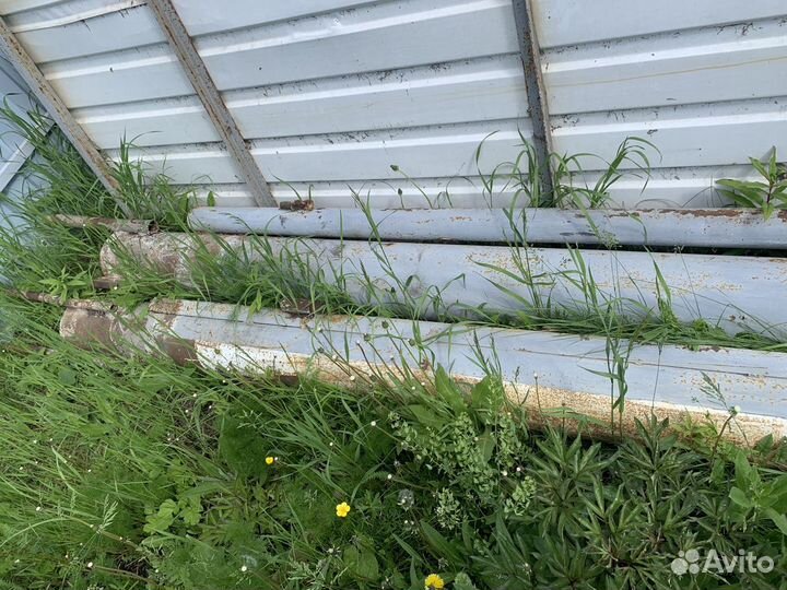 Ворота с калиткой распашные бу