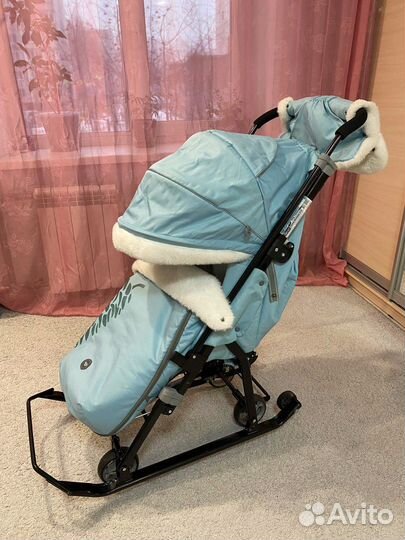 Санки коляска nika