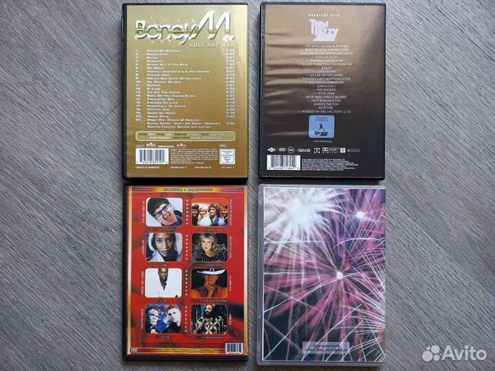 Музыкальные D V D (rock,pop,disco)