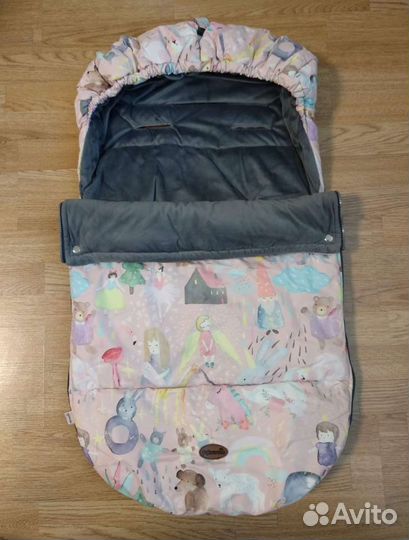 Зимний конверт мешок в коляску от 0-4 лет Mаmmie