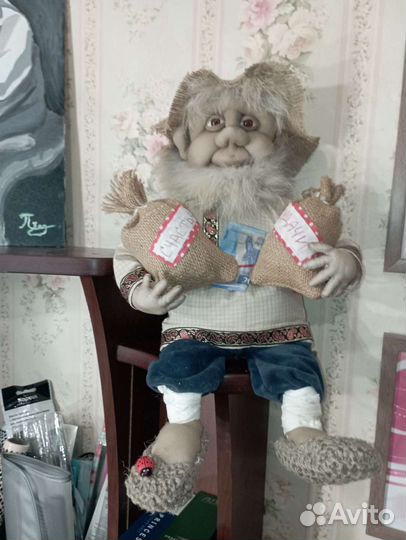 Кукла домовой Вася