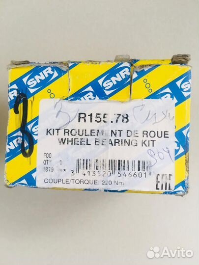 Подшипник ступицы задний Renault Scenic 2, Megan 2