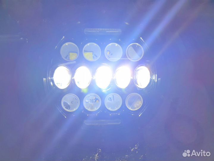 Светодиодные фары 7 дюймов универсальные