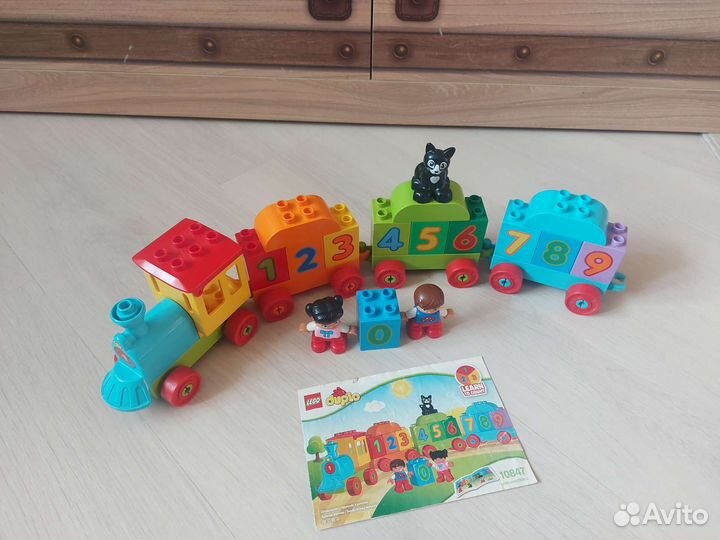 Lego дупло паровозик