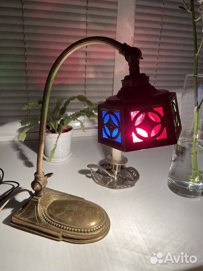 Антикварная настольная лампа, царская Россия