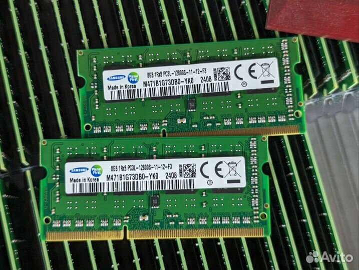 Оперативная память sodimm DDR3L 8gb 12800S