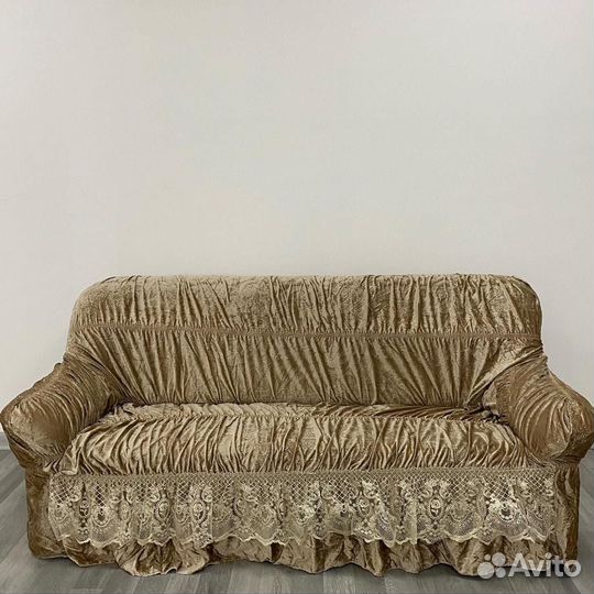 Покрывало и чехлы на диван