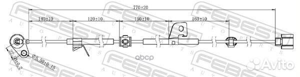 Датчик abs зад прав 04606024 Febest