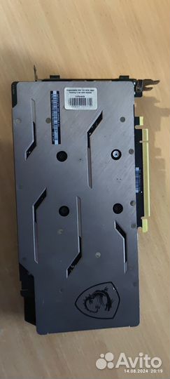 Видеокарта PCI-E MSI GeForce GTX 1660 gaming X