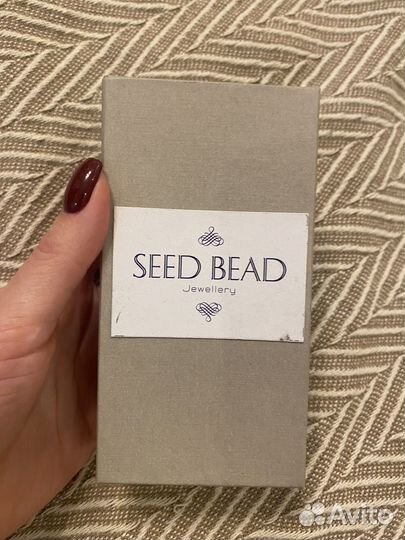 Серьги из бисера ручная работа seed bead