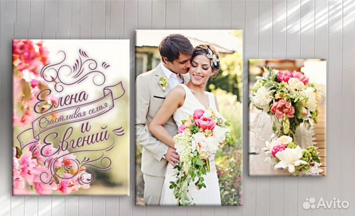 Печать на холсте с натяжкой на подрамник