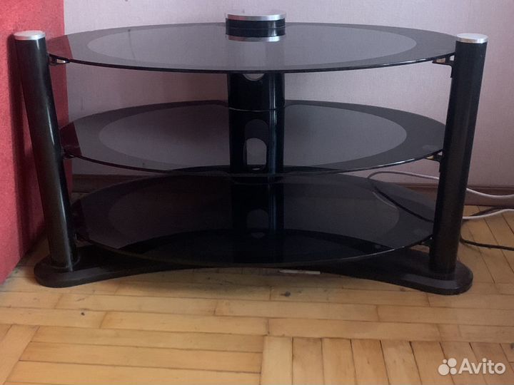 Стеклянная тумба бу