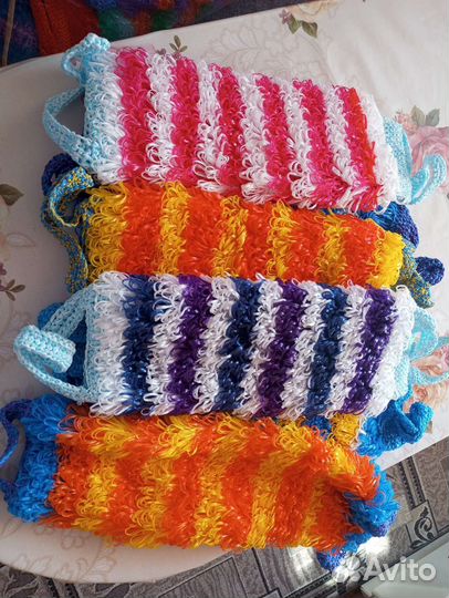 Мочалка ручной работы