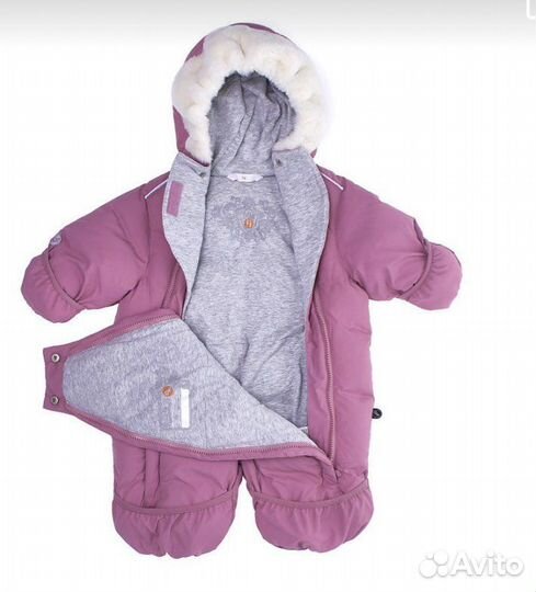 Зимний пух комбинезон для девочки Nels р. 68-74