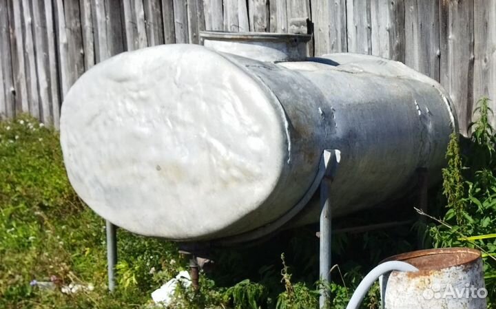 Алюминиевая бочка от молоковоза