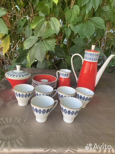 Сервиз кофейный фарфор ГДР
