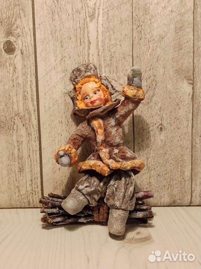 Елочные игрушки из ваты СССР