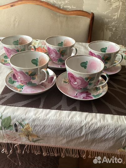 Чайная пара гигант Дулево