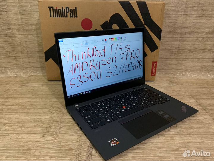 Lenovo ThinkPad T14s G2 Ryzen 7 Pro 32GB/1TB Новый