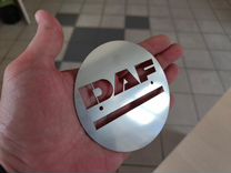 Эмблема из нержавейки с логотипом DAF к-т 2 штуки