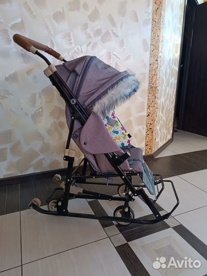 Коляска сани