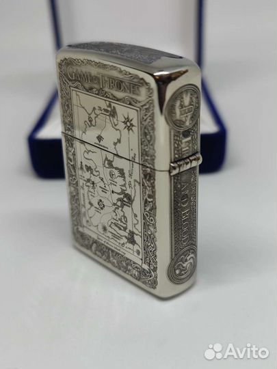 Зажигалка zippo armor sterling game of thrones