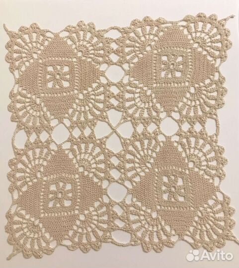 Салфетка крючком