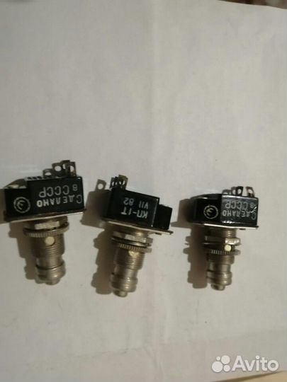 Переключатели, кнопки