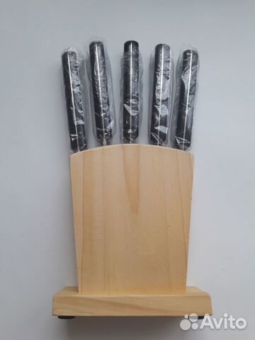 Набор кухонных ножей с подставкой