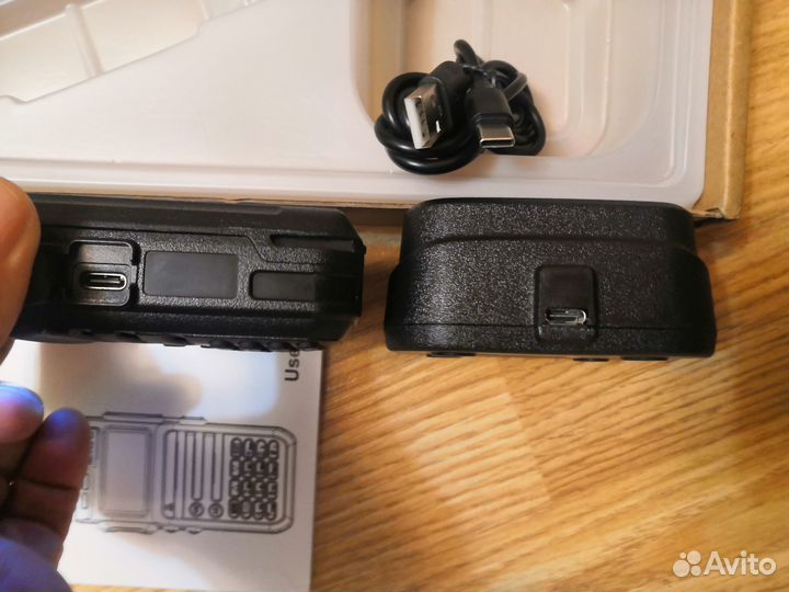 Радиостанция, сканер частот, зарядка USB Type С