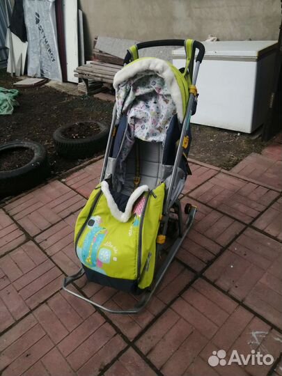 Санки коляска ника