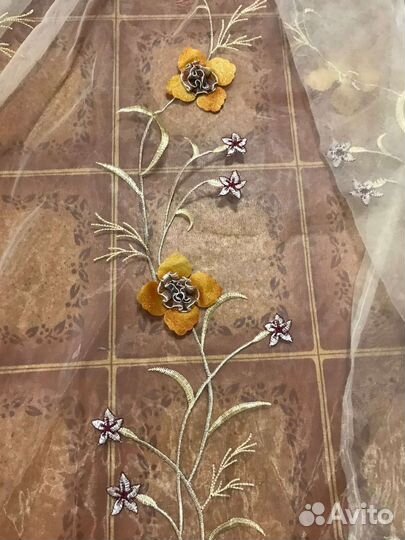 Тюль с Ламбрекеном