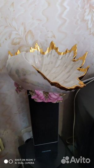 Фарфоровая ваза-конфетница.СССР