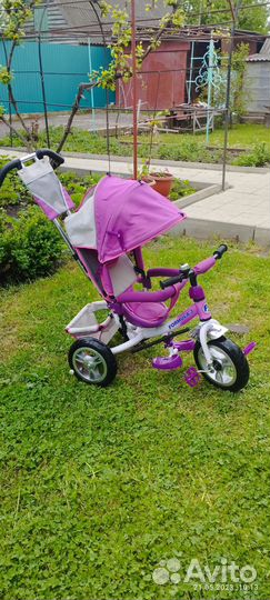 Детский велосипед с ручкой бу