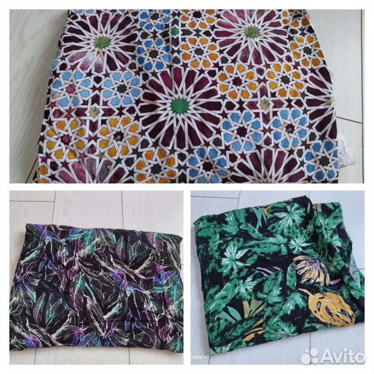 Ткань отрезы (шифон,штапель)