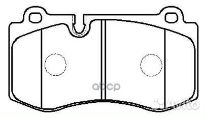 Колодки торм.пер. HP5147 HSB