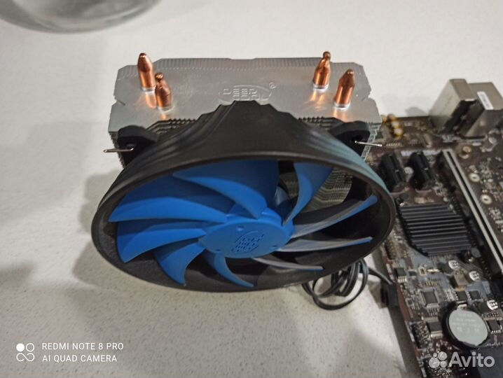 Материнская плата с кулером lga1151