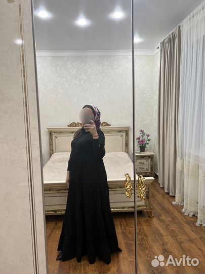 Платье Халат длинное