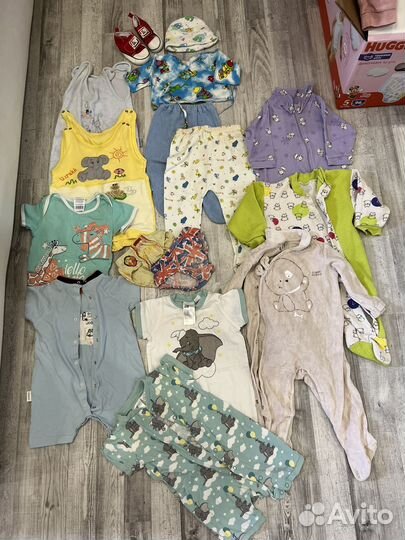 Вещи пакетом от 0 до 1,6 лет