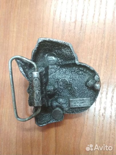 Пряжка для ремня Bergamot Brass Works Череп Ковбоя