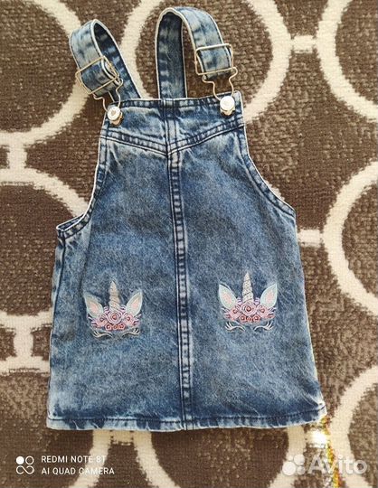 Джинсовый сарафан