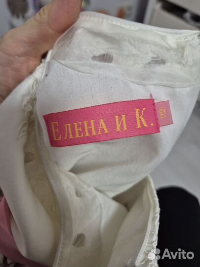 Дизайнерское платье для девочки 110