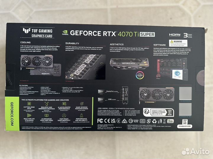 RTX 4070 Ti super Asus TUF Gaming OC