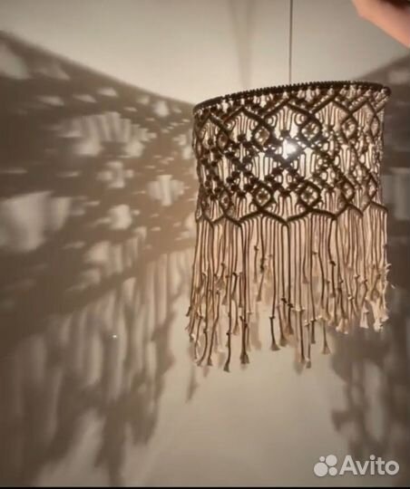 Абажур макраме