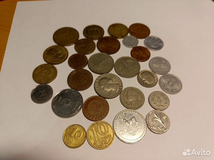 Иностранные монеты без повторов