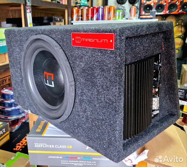 Активный сабвуфер 12 magnum новый