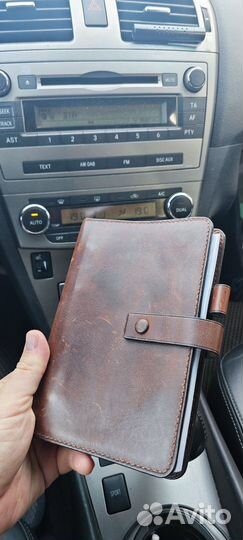 Блокнот записной (А5) натуральная кожа