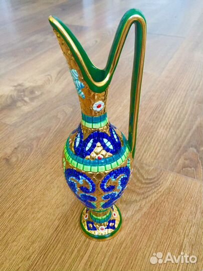 Ваза «Deruta»Византийский стиль,золото,эмальИталия