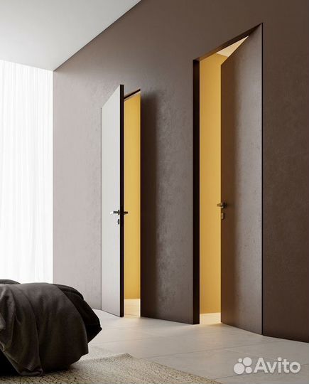 Скрытая дверь в размере