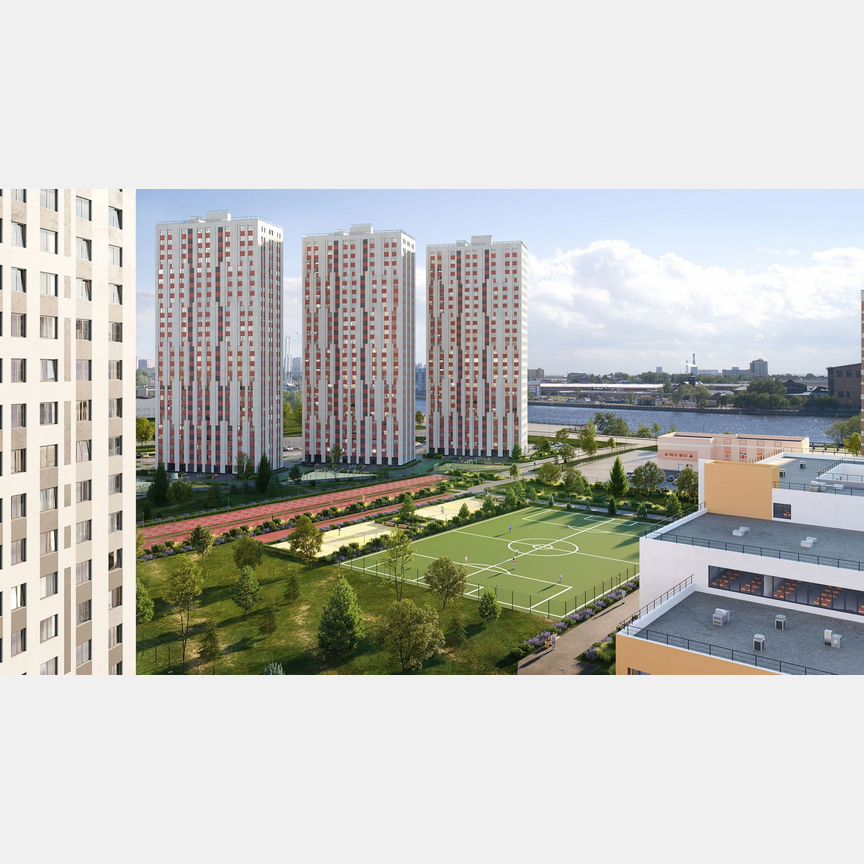 1-к. квартира, 36,7 м², 12/25 эт.